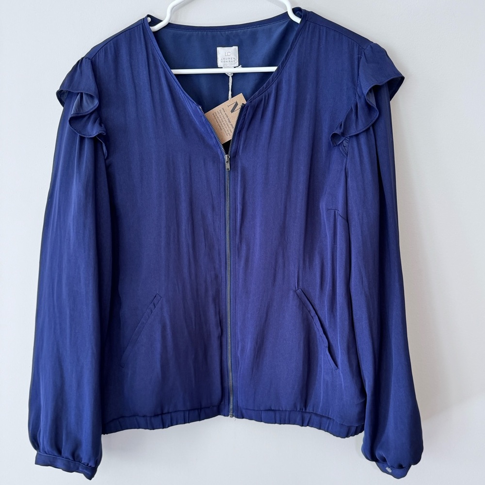 LAUREN CONRAD ZIPPER FRONT JACKET